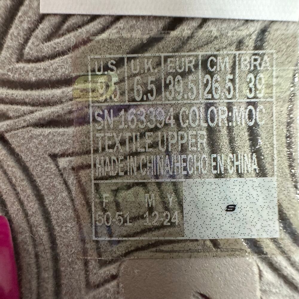 Skechers Pier Lite Memory Maker Taupe Wedge Sandals 9.5 - Picture 6 of 8